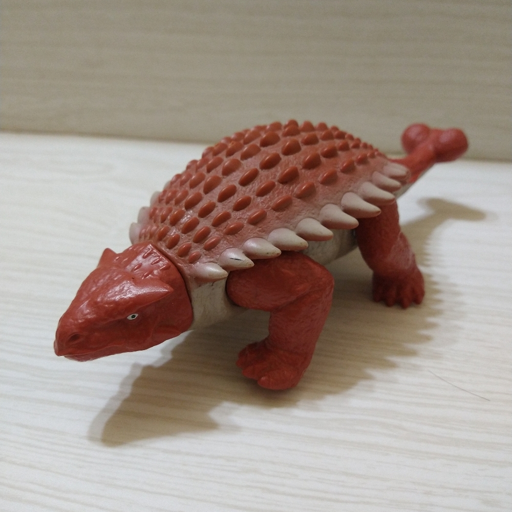 Vintage 1987 Definitely Dinosaurs " Ankylosaurus" Dinosaur Action Figure - Picture 1 of 5